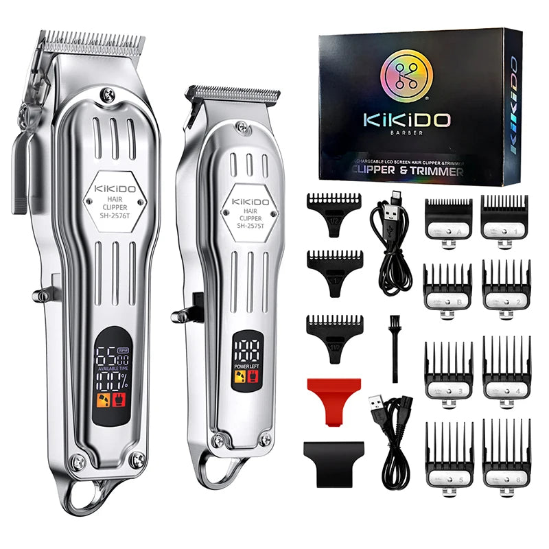 2 in 1 Full Metal Hair Clipper Combo Kit