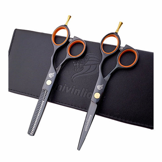 5.5 Professional Hairdressing Scissors Barber Thinning Scissors Cut Hair Scissors Set Japanese Hair Clipper Coiffeur Cabelereiro