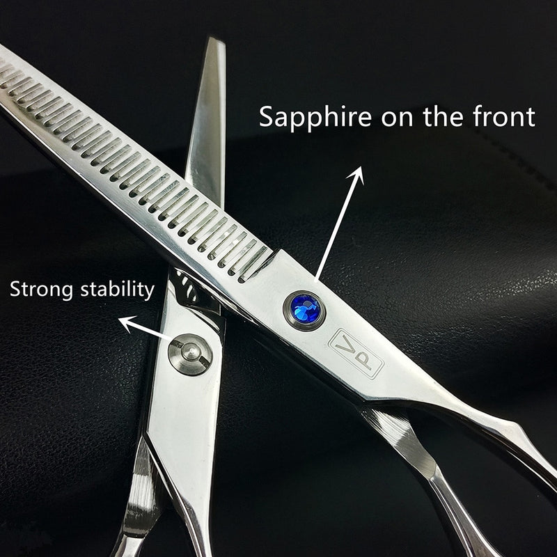 Professional Hairdressing Scissors 6 Inch 440C Barber Set