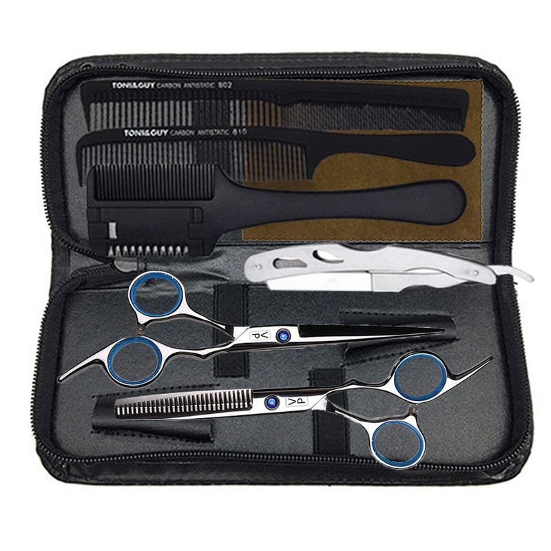 Professional Hairdressing Scissors 6 Inch 440C Barber Set