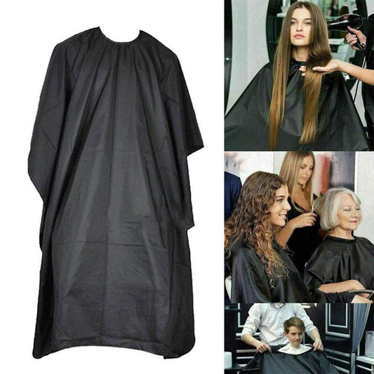 Waterproof Black Stylist Cape - Ultimate Protection 